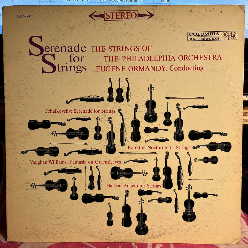 Eugene Ormandy - Serenade For Strings *STEREO* | Very Good Plus (VG+) Very Good (VG)