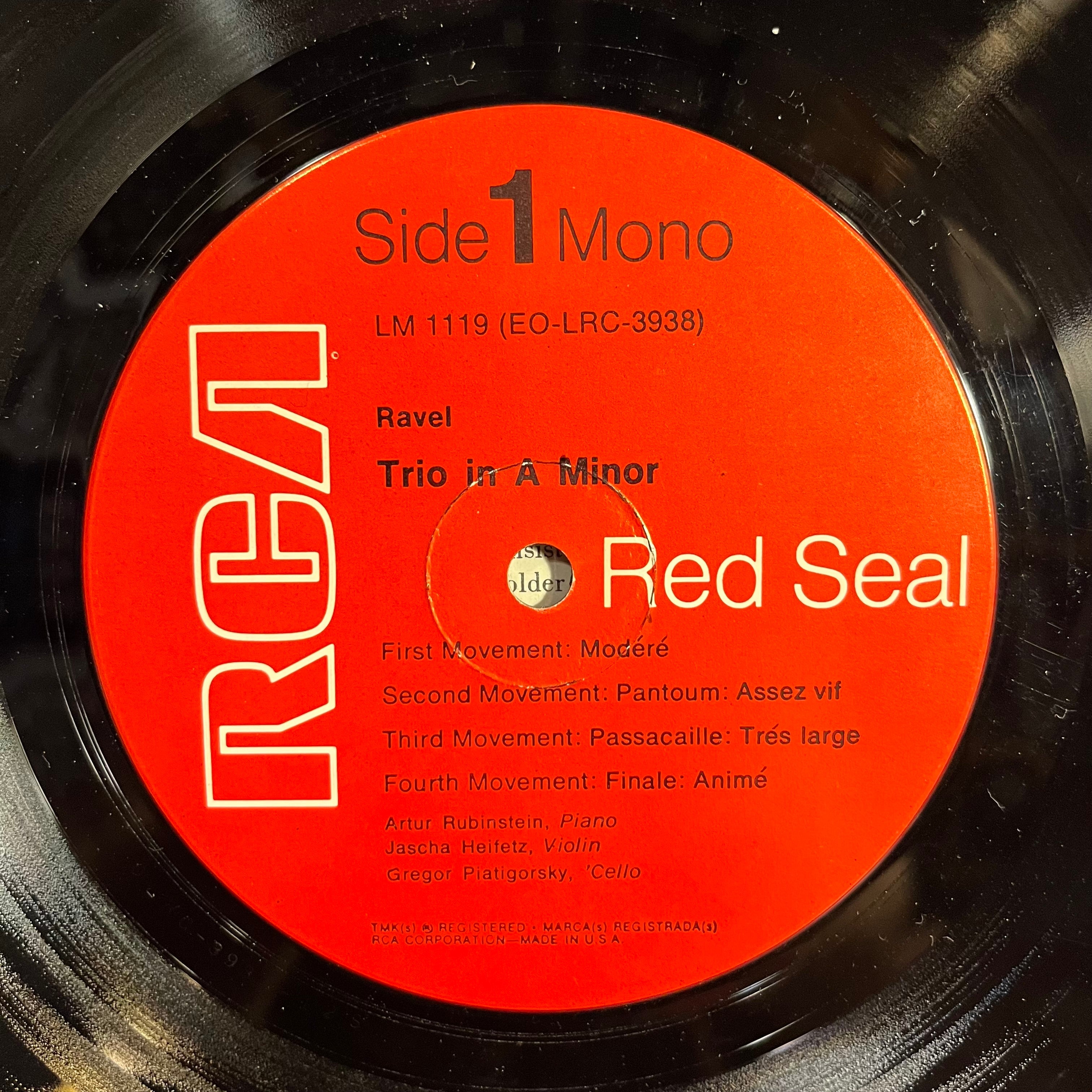Felix Mendelssohn-Bartholdy - Trio / Trio In A Minor | Very Good Plus (VG+) Excellent (EX)