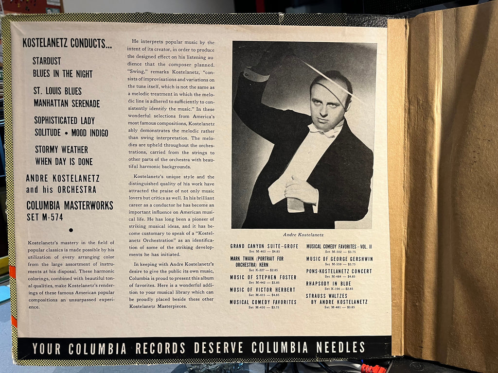 André Kostelanetz And His Orchestra - Kostelanetz Conducts... *4X 12" 78 RPM* | Very Good Plus (VG+) Very Good Plus (VG+)