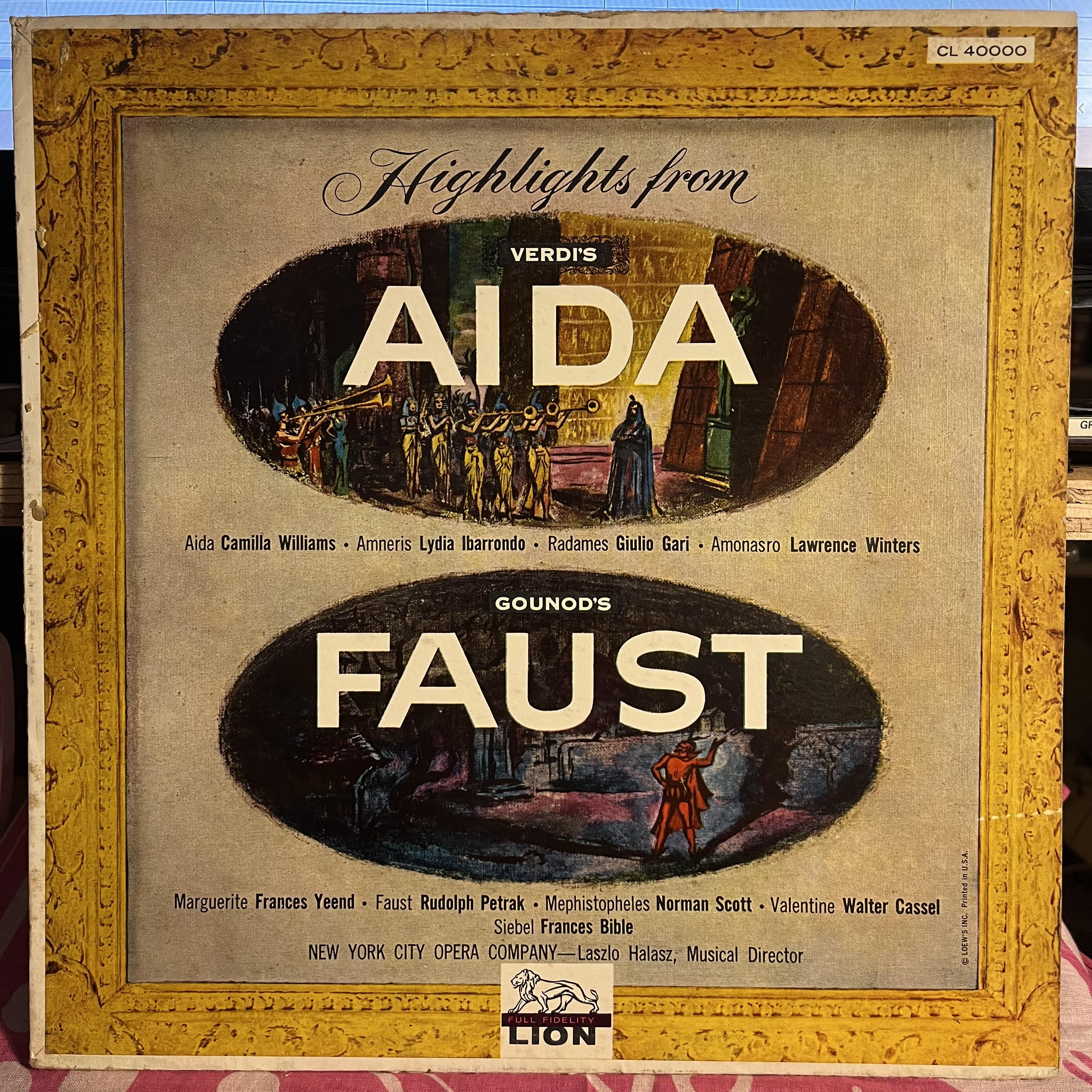 Aida / Faust | Very Good (VG) Very Good (VG)