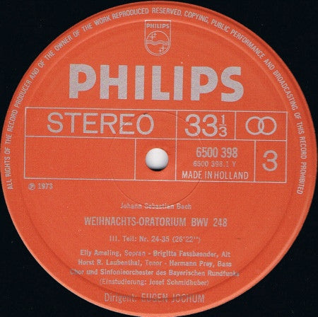 Johann Sebastian Bach - Weihnachts-Oratorium | Near Mint (NM) Near Mint (NM)