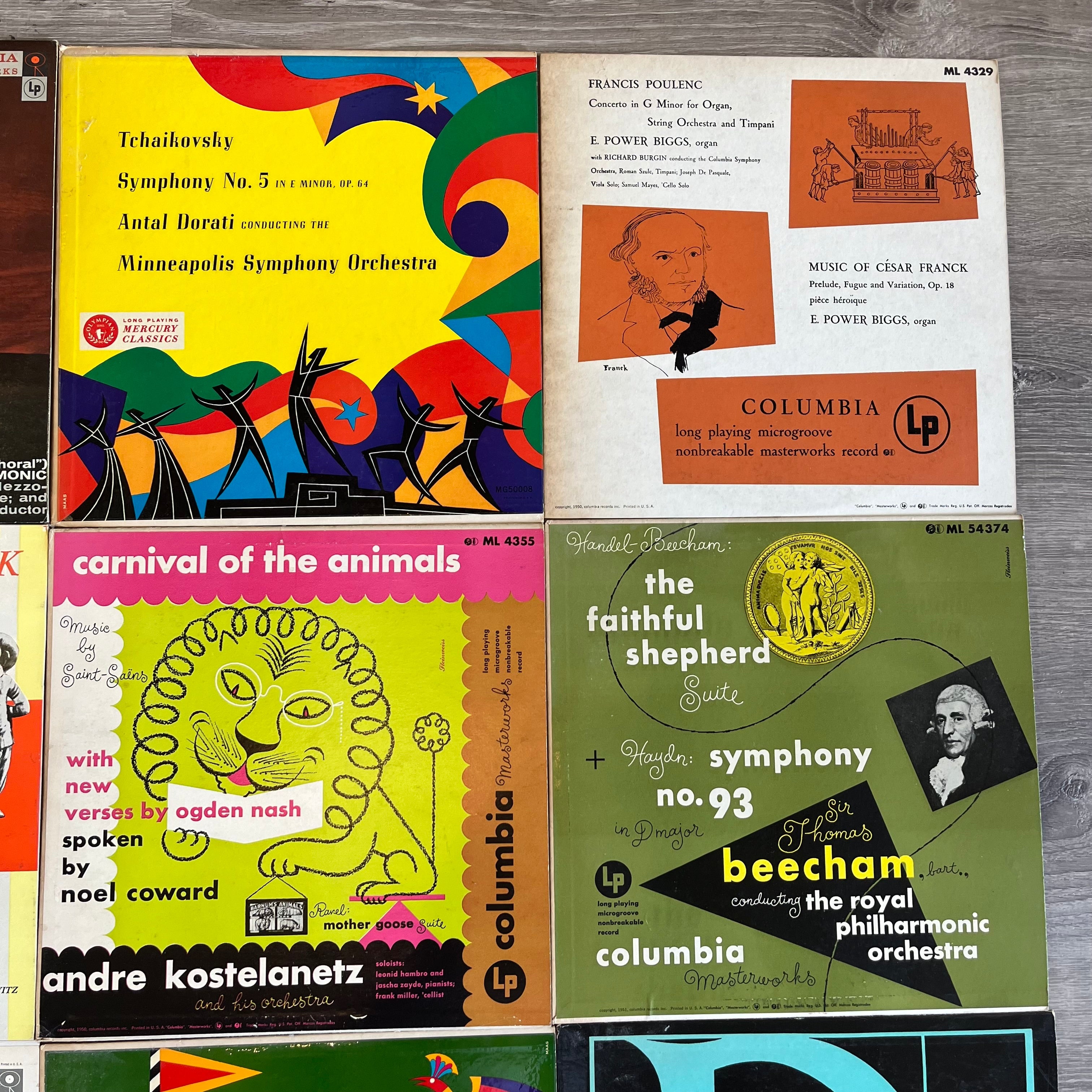 Various - 9 Classical LPs LOT 001 | Excellent (EX) Excellent (EX)