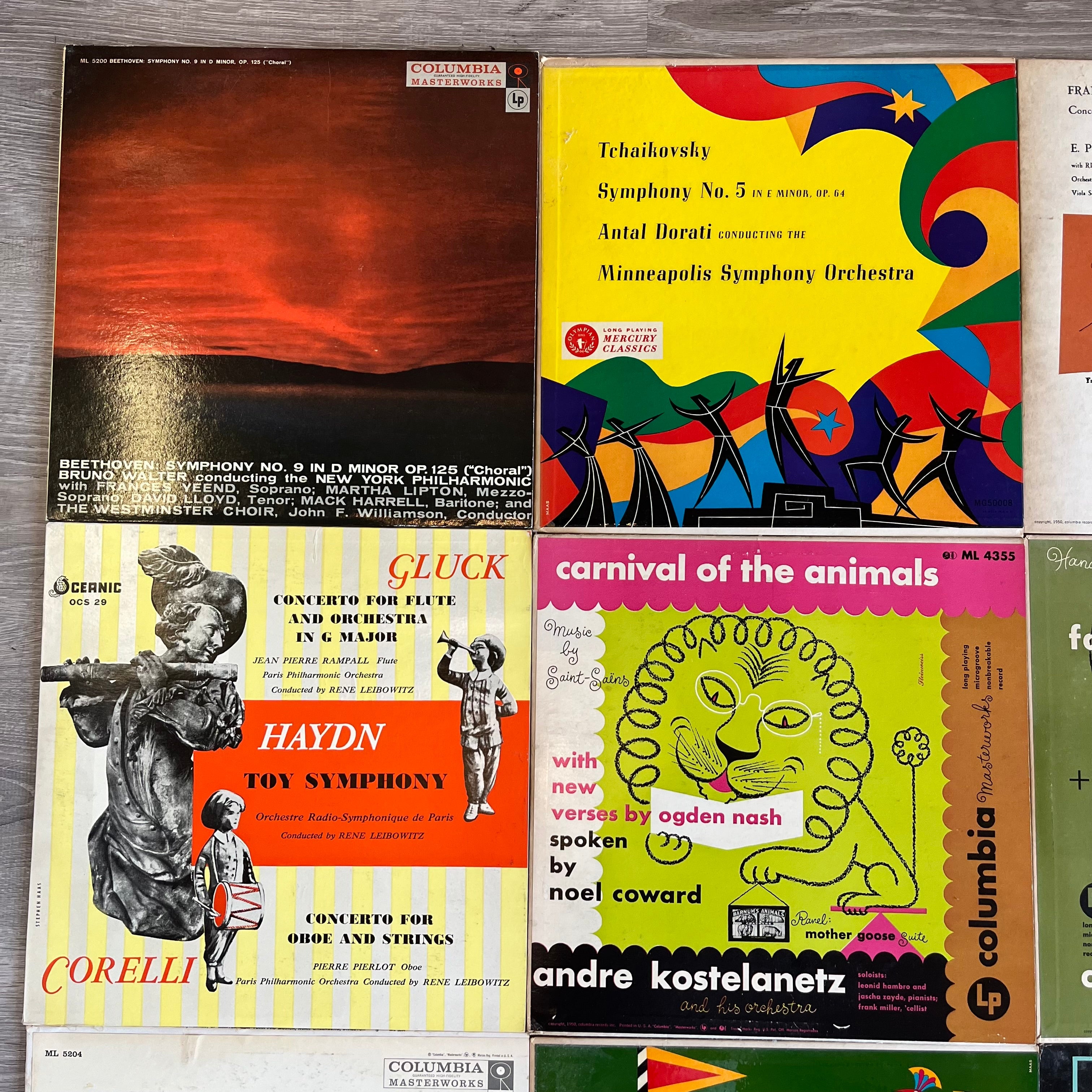 Various - 9 Classical LPs LOT 001 | Excellent (EX) Excellent (EX)