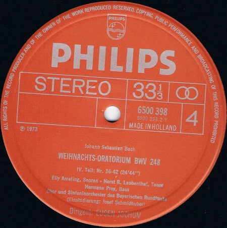 Johann Sebastian Bach - Weihnachts-Oratorium | Near Mint (NM) Near Mint (NM)