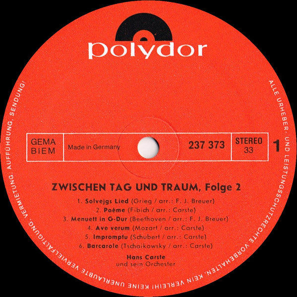 Zwischen Tag Und Traum, Folge 2 | Mint (M) Mint (M)