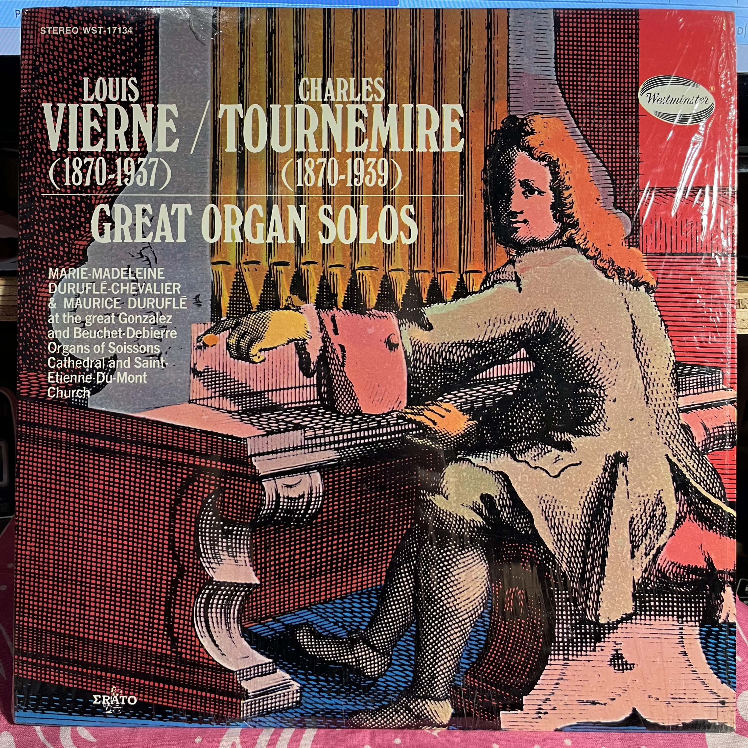 Louis Vierne / Charles Tournemire Great Organ Solos *SHRINK* | Near Mint (NM) Near Mint (NM)
