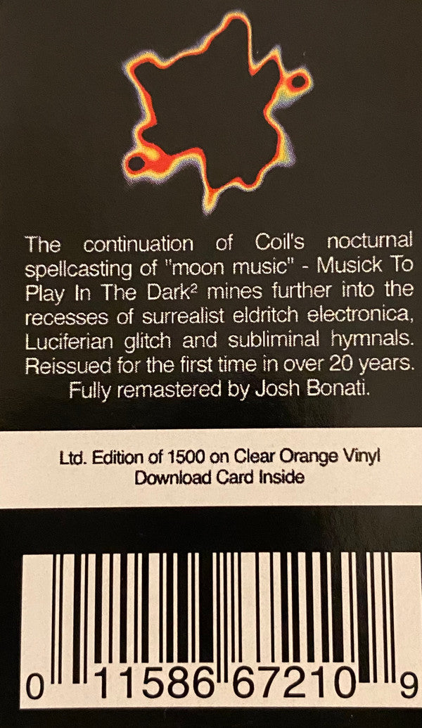 Musick To Play In The Dark² (CLEAR ORANGE VINYL) | Mint (M) Mint (M)