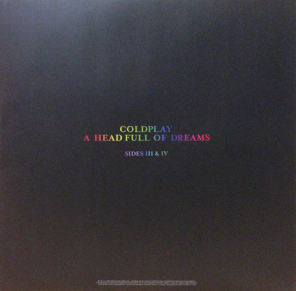 Coldplay - A Head Full Of Dreams | Very Good Plus (VG+) Near Mint (NM)