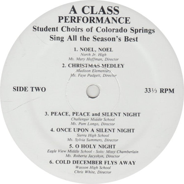 A Class Performance | Mint (M) Mint (M)