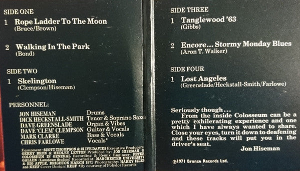 Colosseum Live | Near Mint (NM) Near Mint (NM)