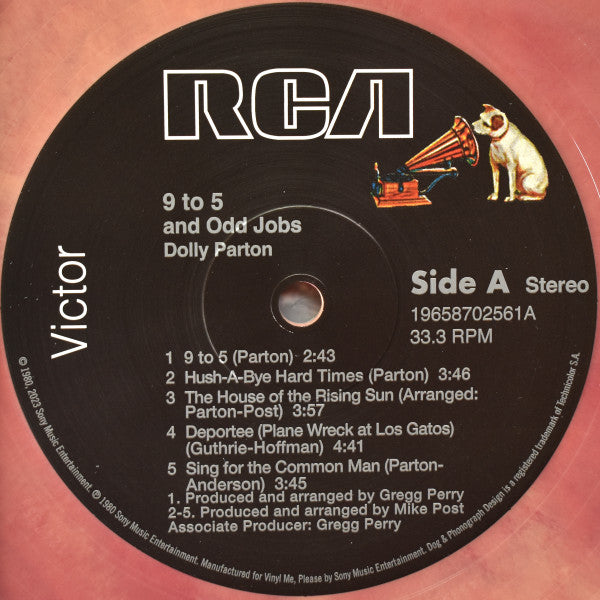 9 To 5 And Odd Jobs (ORANGE VINYL) | Mint (M) Mint (M)