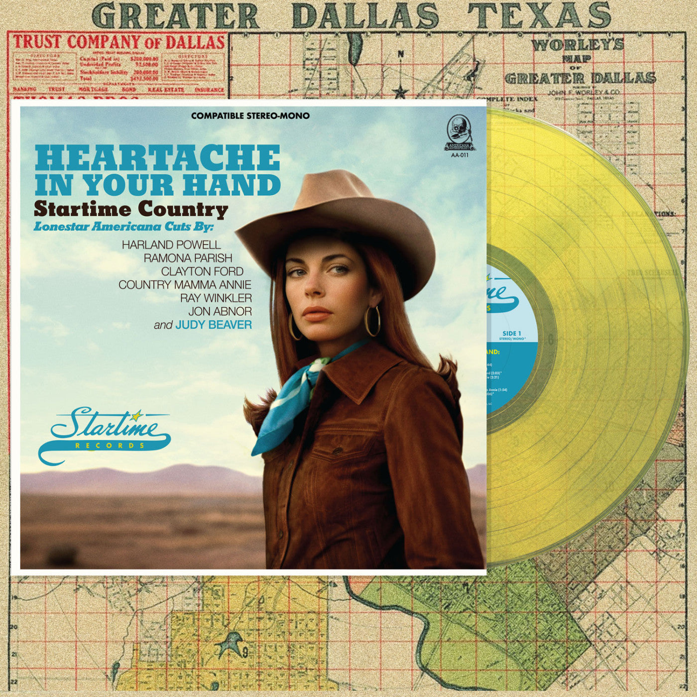 Heartache In Your Hand: Startime Country (2025 RSD YELLOW VINYL) | Mint (M) Mint (M)