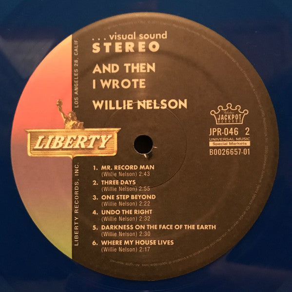 ... And Then I Wrote (TRANSLUCENT BLUE VINYL) | Mint (M) Mint (M)