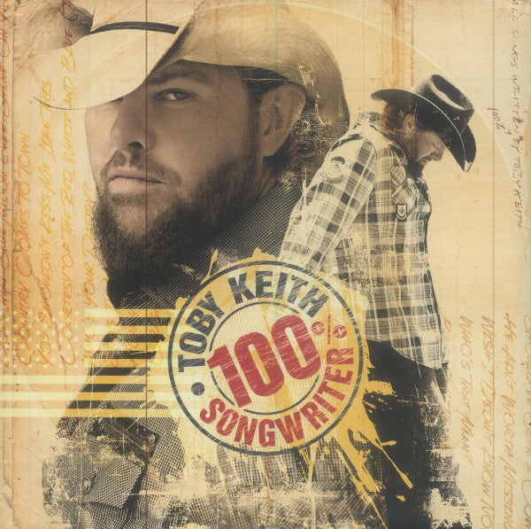 Toby Keith - 100% Songwriter [LP] | Mint (M) Mint (M)
