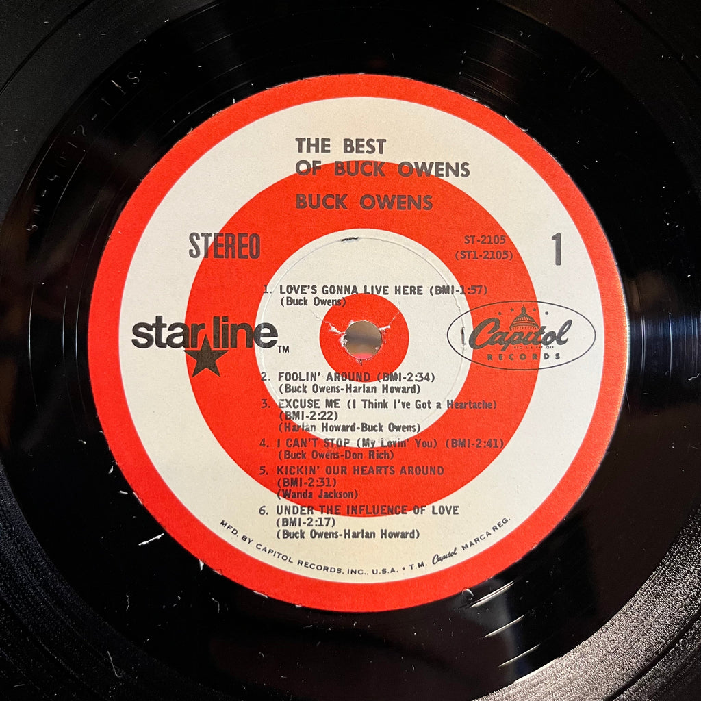 Buck Owens - The Best Of Buck Owens (VINYL) | Excellent+ (EX+) Excellent (EX)