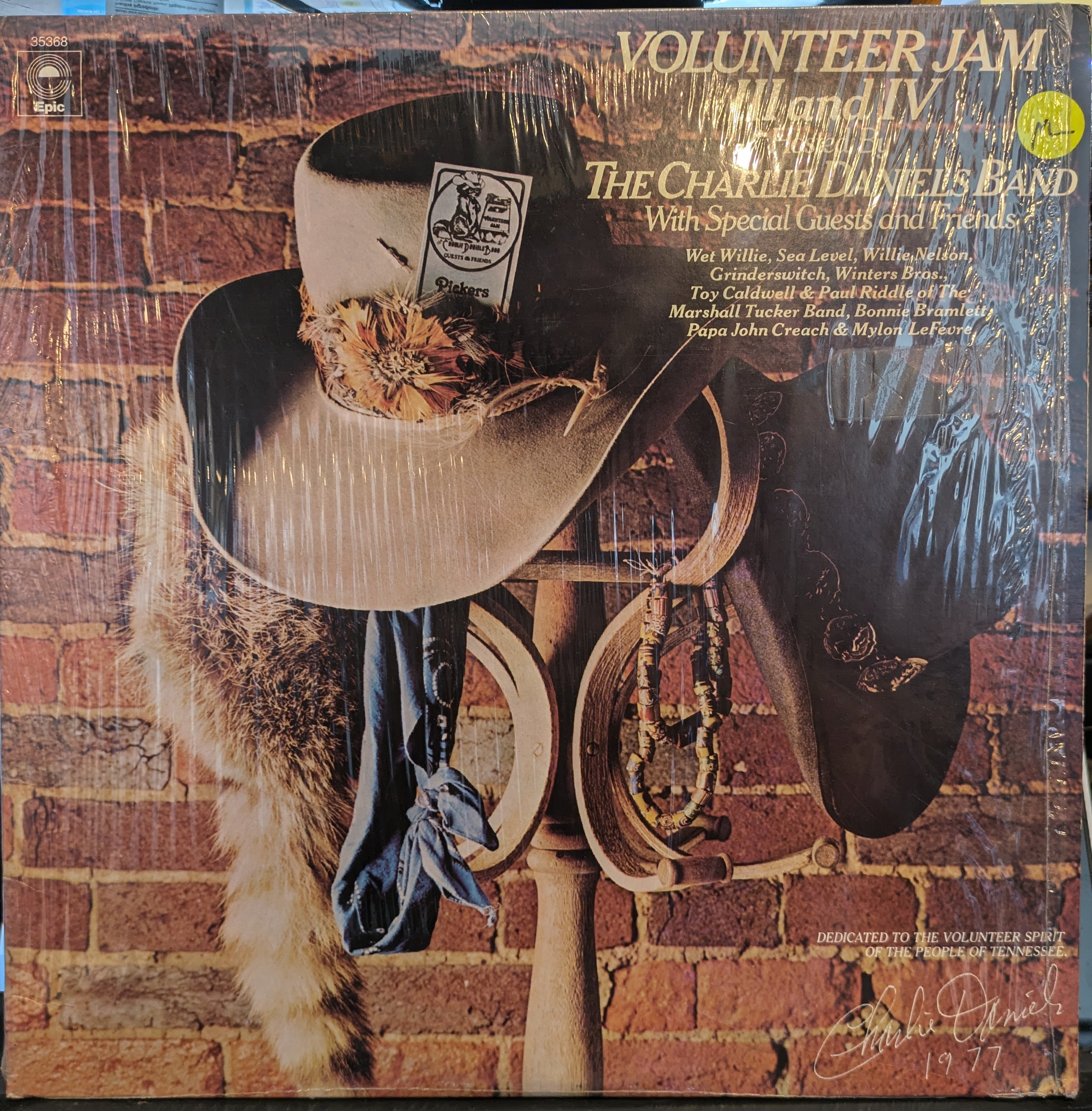 The Charlie Daniels Band - Volunteer Jam III And IV *SHRINK/TERRE HAUTE* | Excellent (EX) Near Mint (NM)