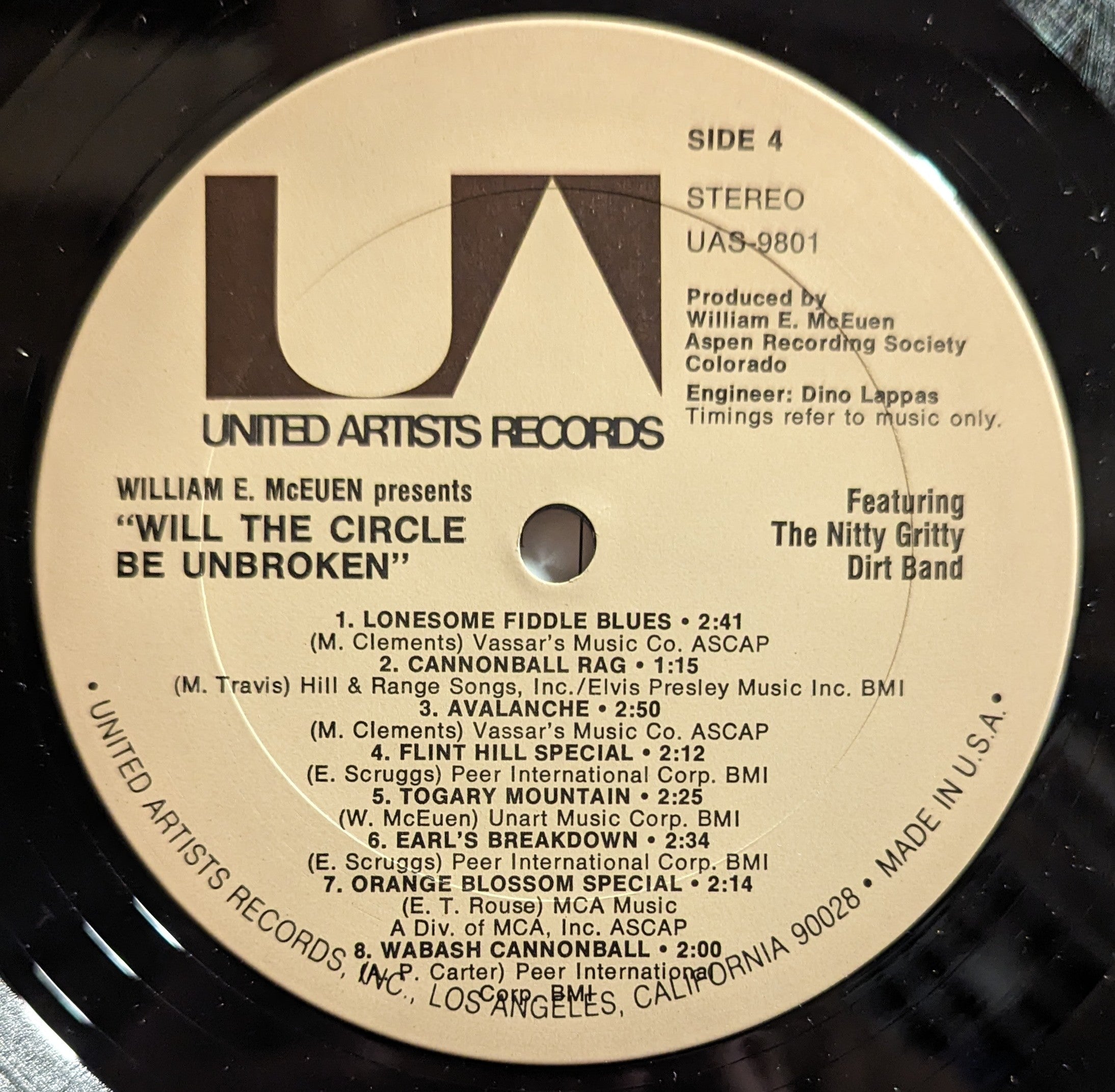Nitty Gritty Dirt Band - Will The Circle Be Unbroken *TERRE HAUTE* | Excellent (EX) Excellent (EX)