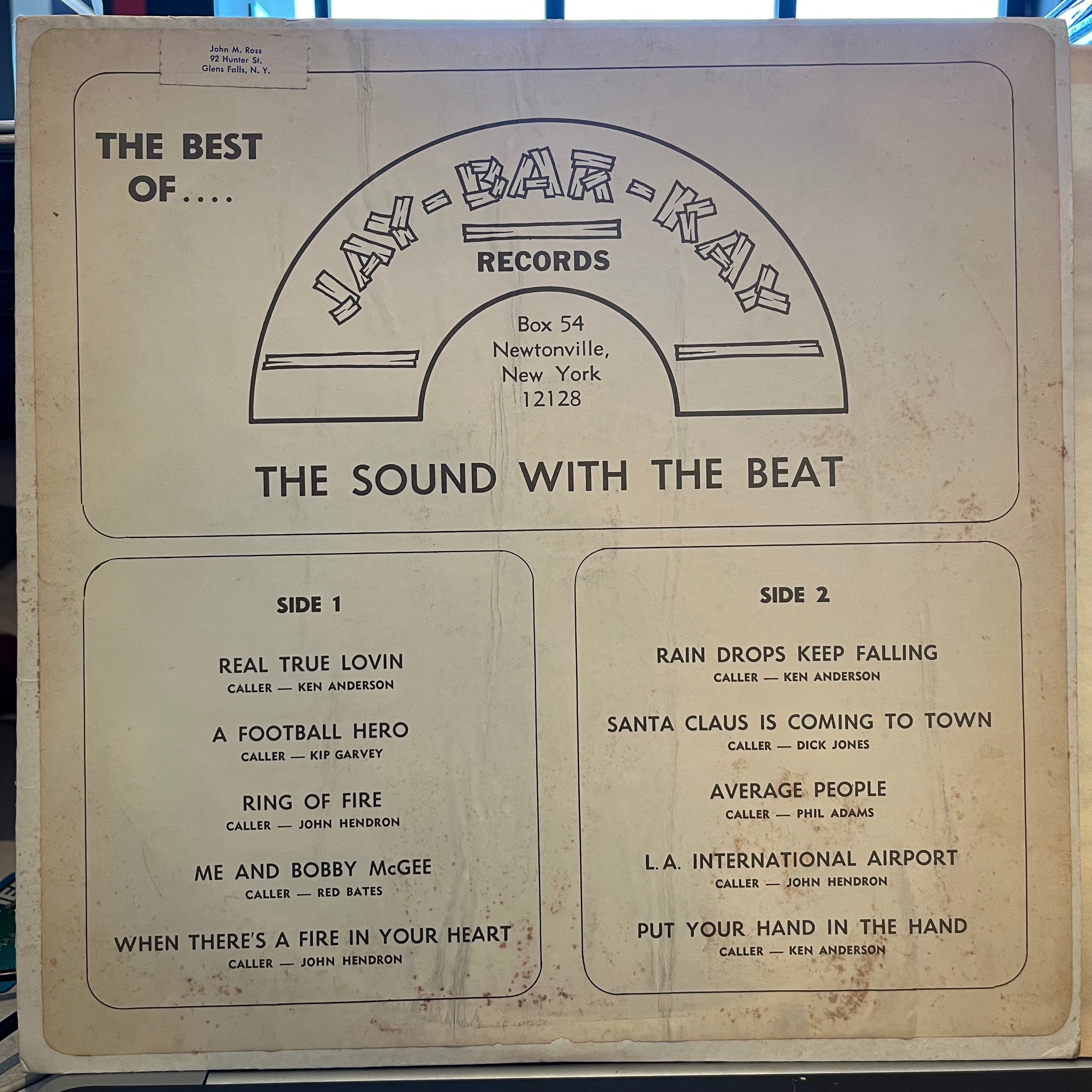 Various - The Best Of Jay-Bar-Kay | Excellent (EX) Very Good (VG)