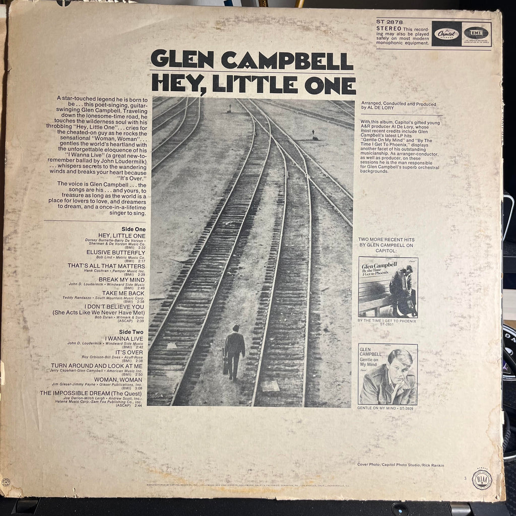 Glen Campbell - Hey, Little One | Excellent (EX) Very Good (VG)