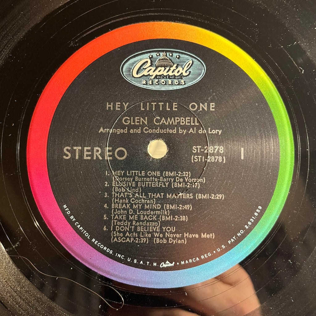 Glen Campbell - Hey, Little One | Excellent (EX) Very Good (VG)