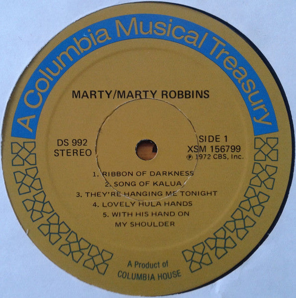 Marty Robbins - Marty! | Excellent (EX) Excellent (EX)