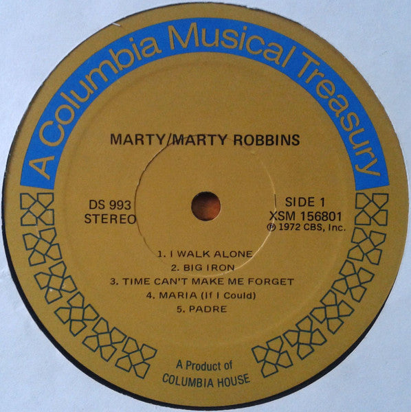 Marty Robbins - Marty! | Excellent (EX) Excellent (EX)