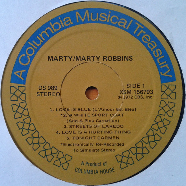 Marty Robbins - Marty! | Excellent (EX) Excellent (EX)