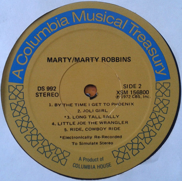 Marty Robbins - Marty! | Excellent (EX) Excellent (EX)