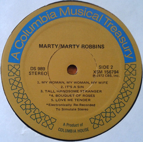 Marty Robbins - Marty! | Excellent (EX) Excellent (EX)