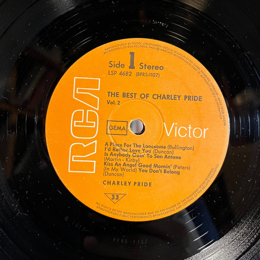 Charley Pride - The Best Of Charley Pride Vol. II (GERMAN VINYL) | Near Mint- (NM-)