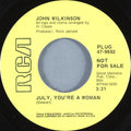 John Wilkinson - July, You're A Woman (7" VINYL) | Near Mint (NM or M-) Excellent+ (EX+)