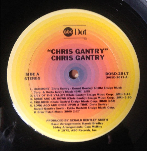 Chris Gantry - Chris Gantry (VINYL) | Near Mint (NM) Excellent+ (EX+)
