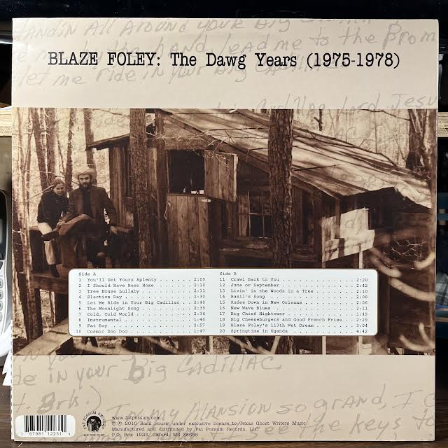 Blaze Foley - The Dawg Years (CREAM VINYL) | Near Mint (NM or M-)