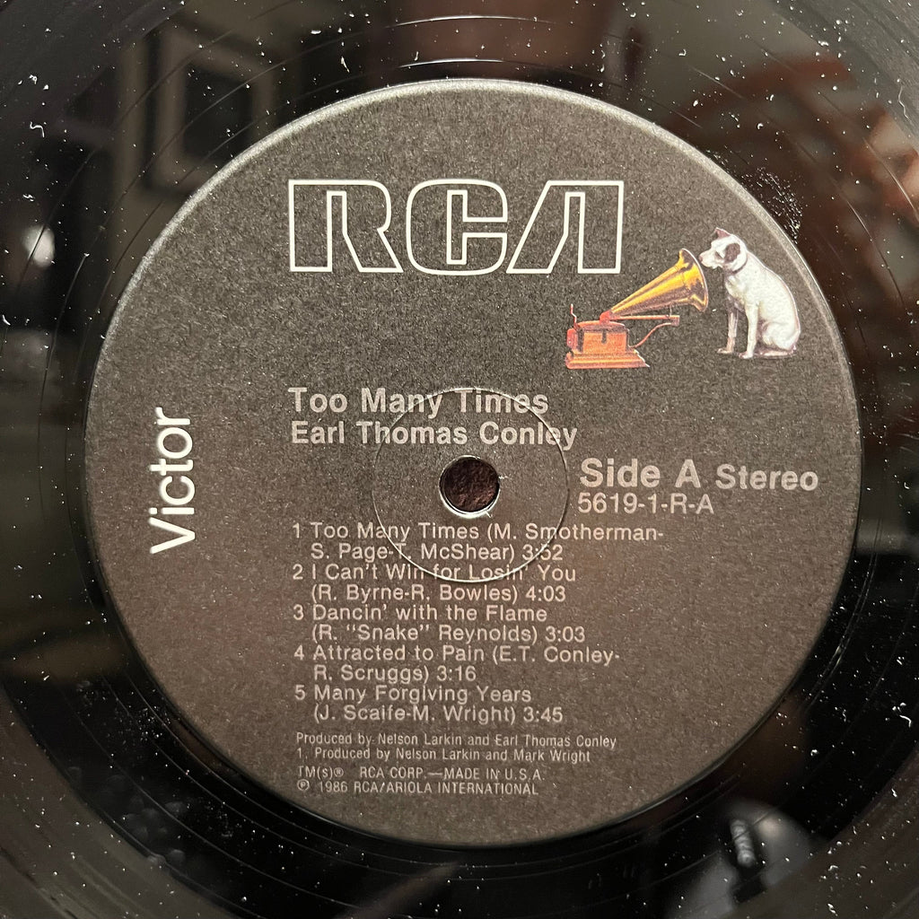 Earl Thomas Conley - Etc. Too Many Times | Near Mint (NM) Excellent (EX)