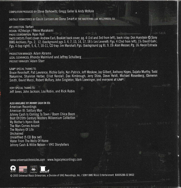 Johnny Cash - The Legend Of Johnny Cash (CD) | Near Mint (NM) Near Mint (NM)