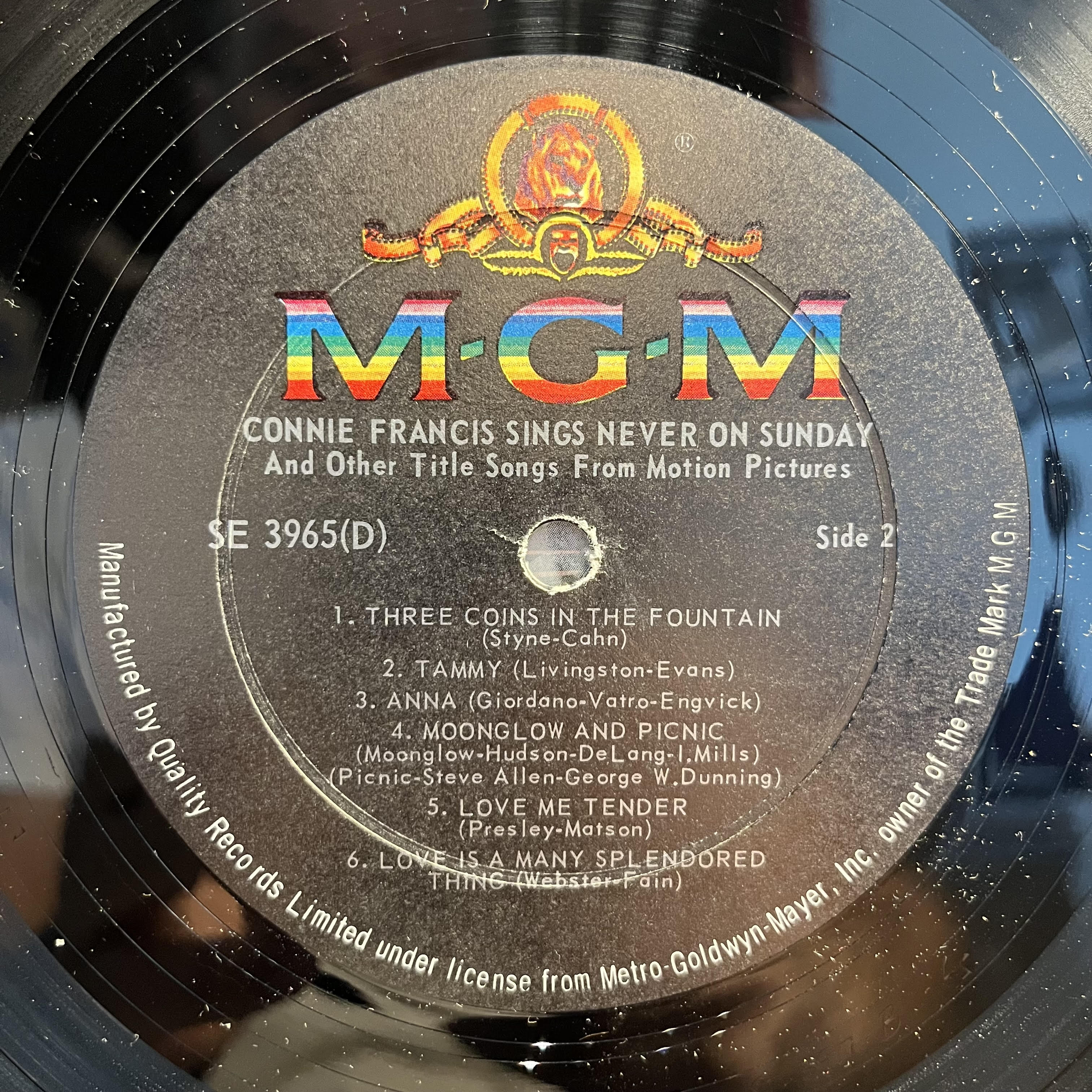 Sings Never On Sunday And Other Title Songs *CANADA/SHRINK* | Near Mint (NM) Near Mint (NM)