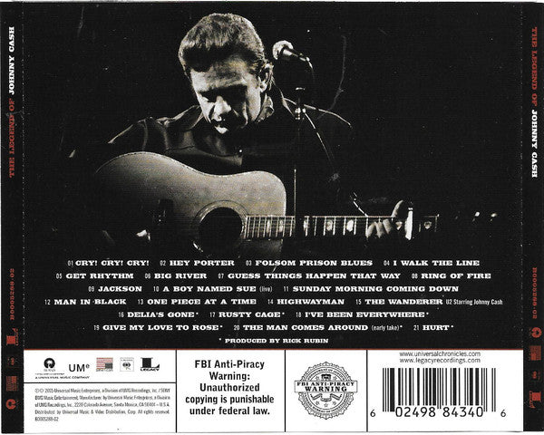 Johnny Cash - The Legend Of Johnny Cash (CD) | Near Mint (NM) Near Mint (NM)
