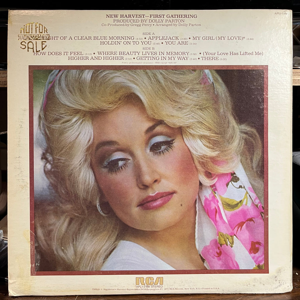 Dolly Parton - New Harvest ... First Gathering *PROMO* (VINYL) | Near Mint (NM) Very Good Plus (VG+)