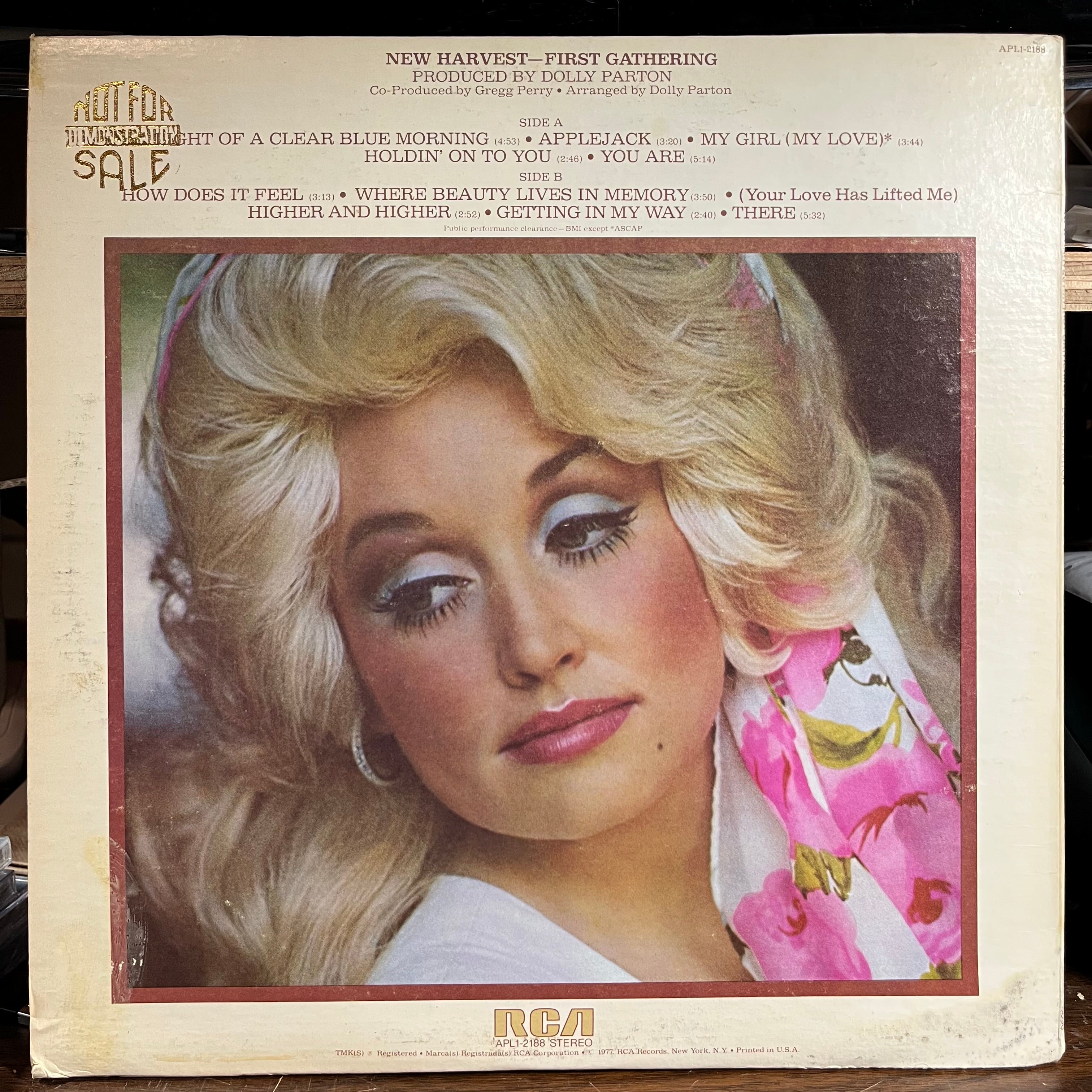 Dolly Parton - New Harvest ... First Gathering *PROMO* (VINYL) | Near Mint (NM) Very Good Plus (VG+)