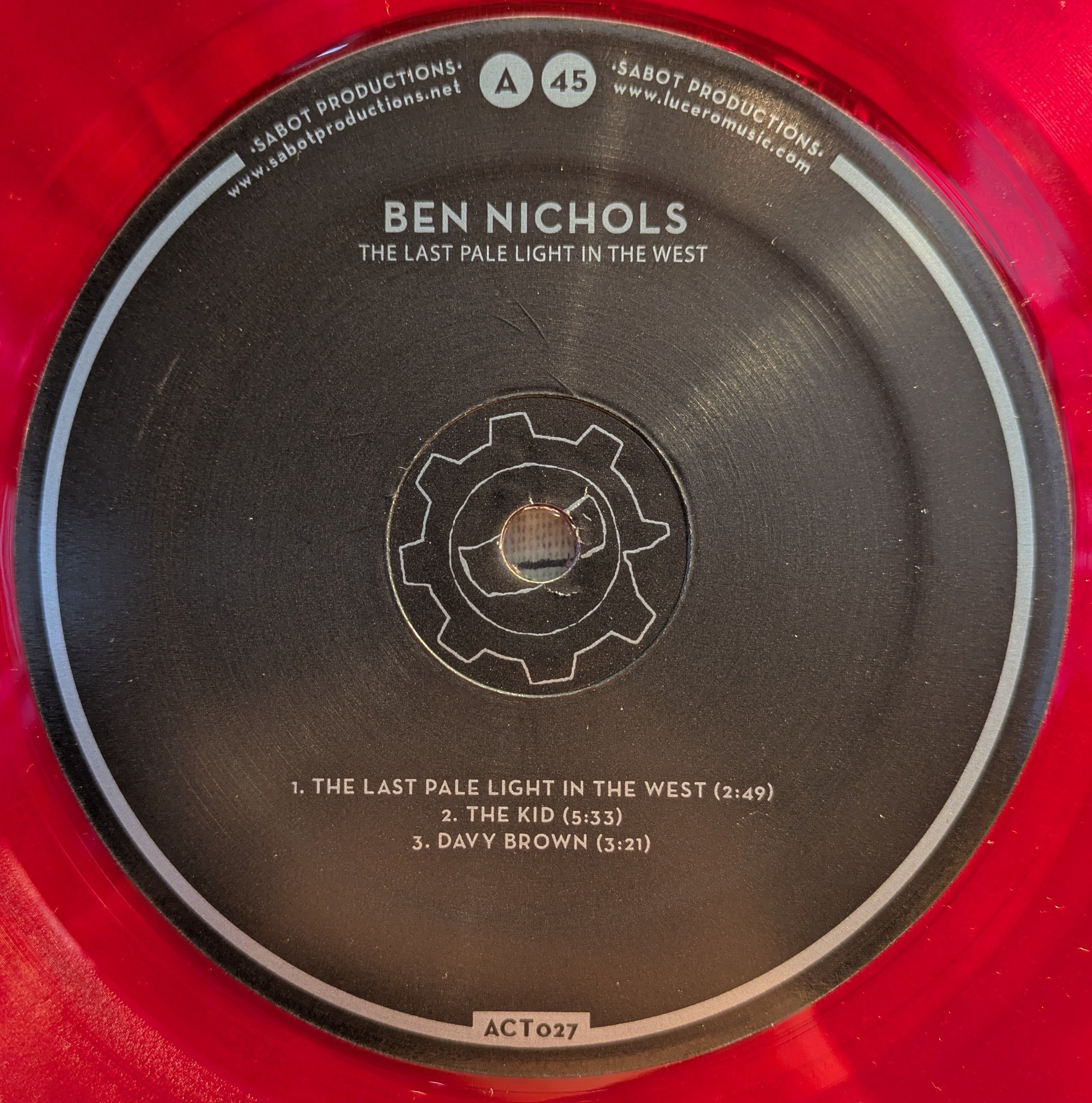 Ben Nichols - The Last Pale Light In The West (VINYL) | Near Mint (NM) Near Mint (NM)