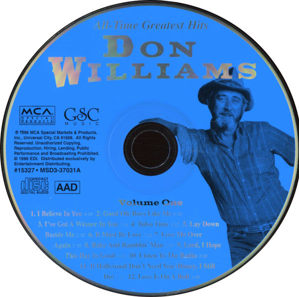 Don Williams (2) - 36 All-Time Greatest Hits (3xCD) | Near Mint (NM) Near Mint (NM)