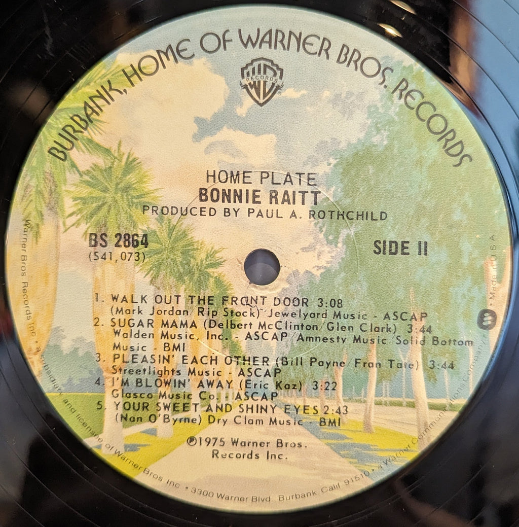 Bonnie Raitt - Home Plate *JACKSONVILLE* | Near Mint (NM) Very Good Plus (VG+)