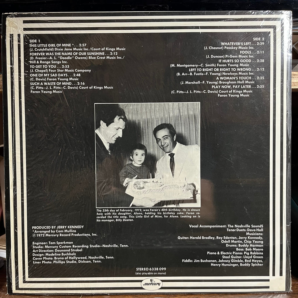 Faron Young Sings This Little Girl Of Mine (HOLLAND VINYL) | Near Mint (NM) Near Mint (NM)