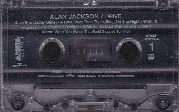 Alan Jackson (2) - Drive (CASSETTE) | Near Mint (NM) Near Mint (NM)