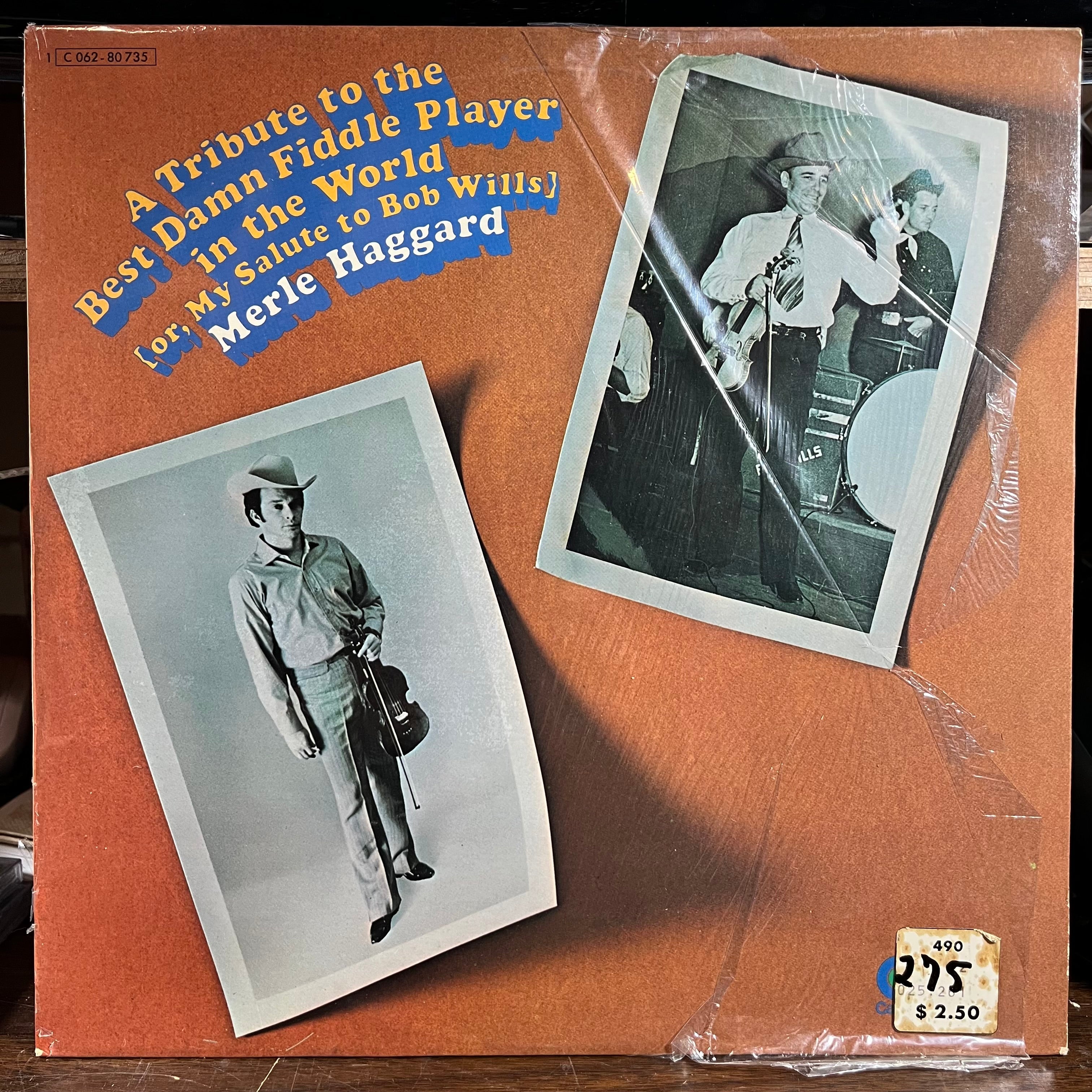 Merle Haggard - A Tribute To The Best Damn Fiddle Player In The World: Or, My Salute To Bob Wills (GERMAN VINYL) | Near Mint (NM) Near Mint (NM)