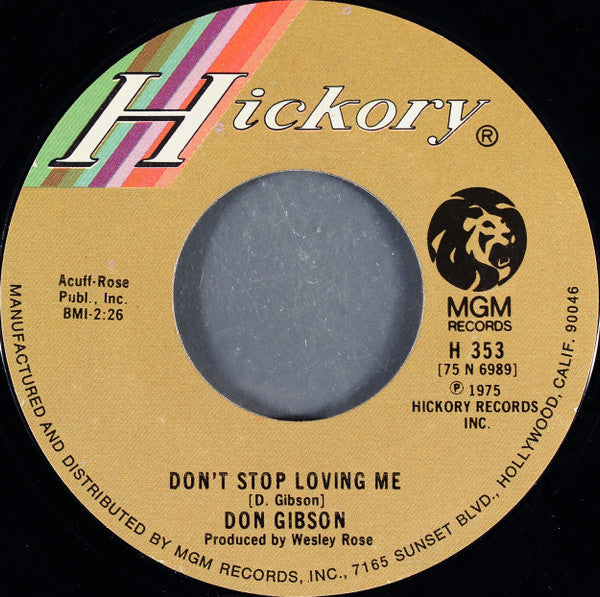 Don Gibson - Don't Stop Loving Me | Near Mint (NM) Generic