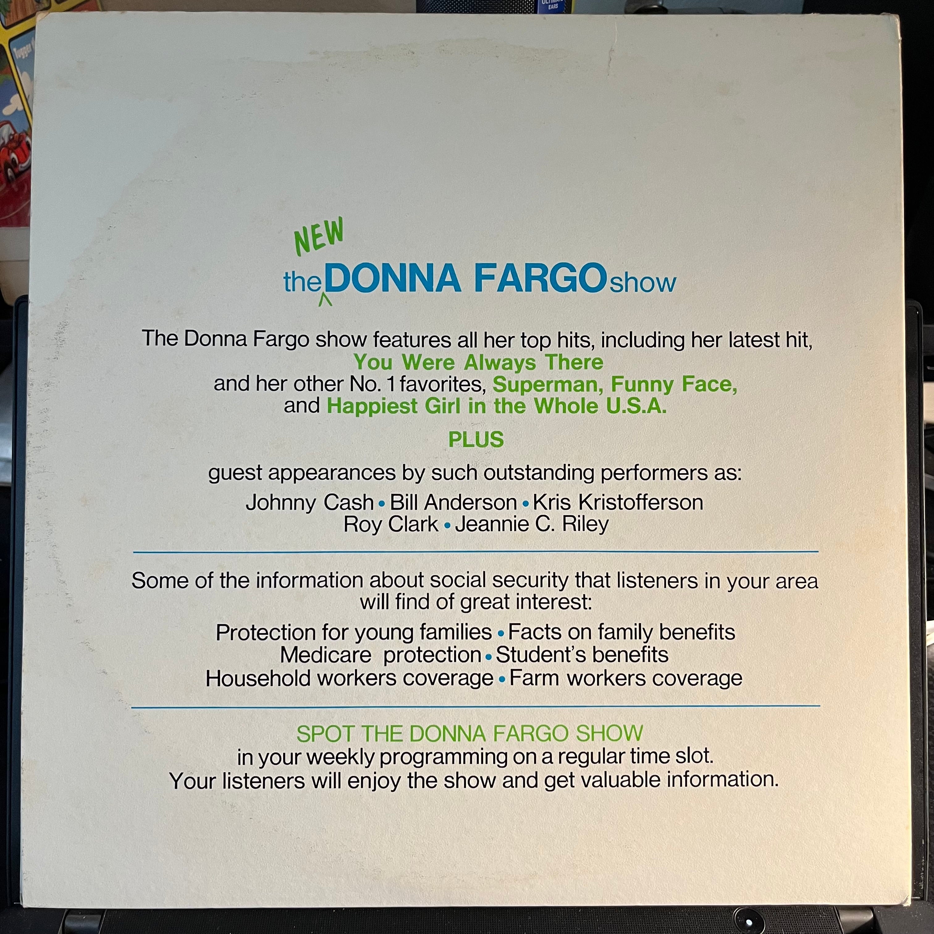 Social Security Presents: The New Donna Fargo Show: Shows #27-39 | Near Mint (NM) Near Mint (NM)