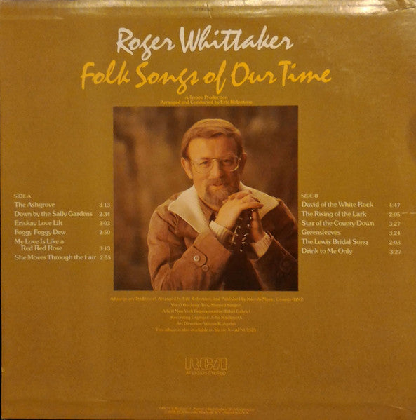 Roger Whittaker - Folk Songs Of Our Time | Near Mint (NM) Excellent (EX)