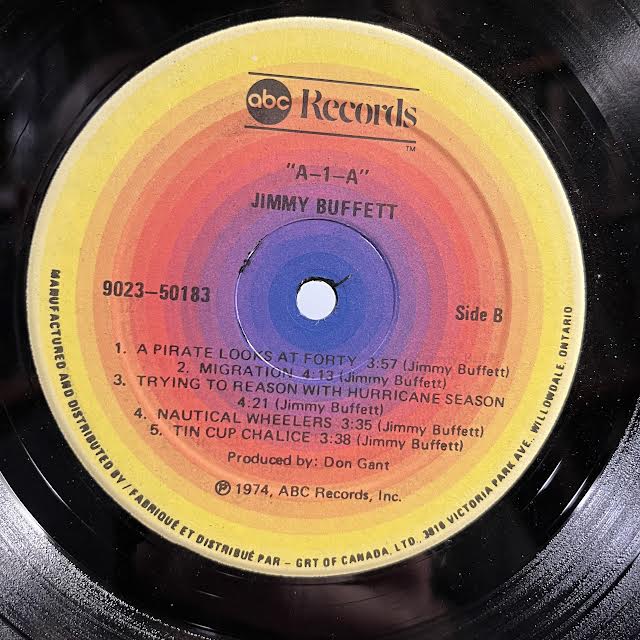 Jimmy Buffett - A1A (CANADA) (VINYL) | Very Good Plus (VG+) Very Good Plus (VG+)