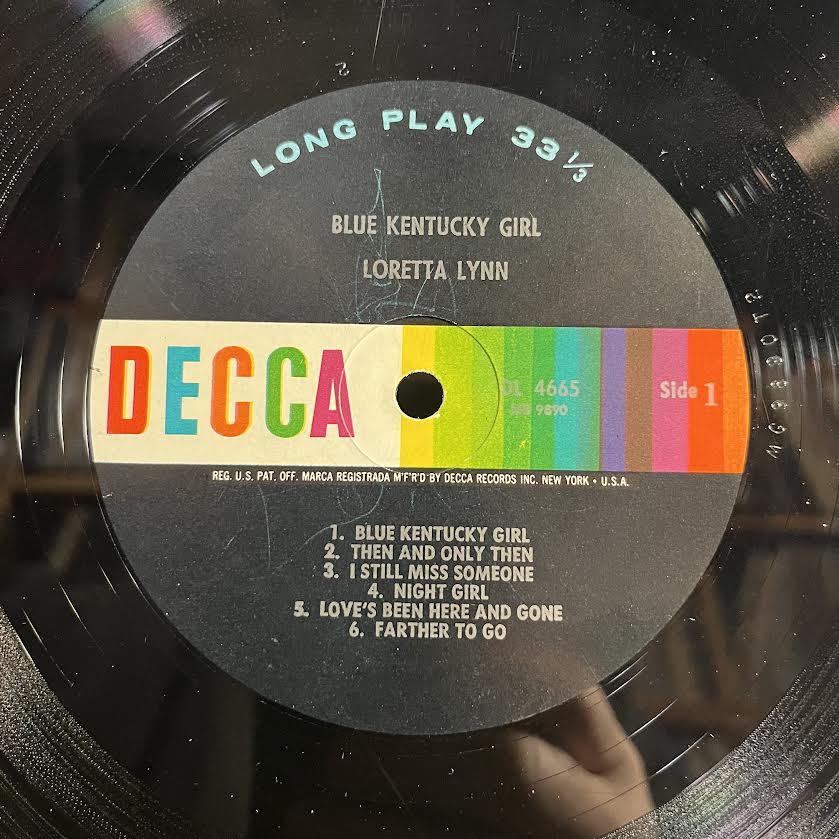 Loretta Lynn - Blue Kentucky Girl | Very Good (VG) Near Mint (NM)